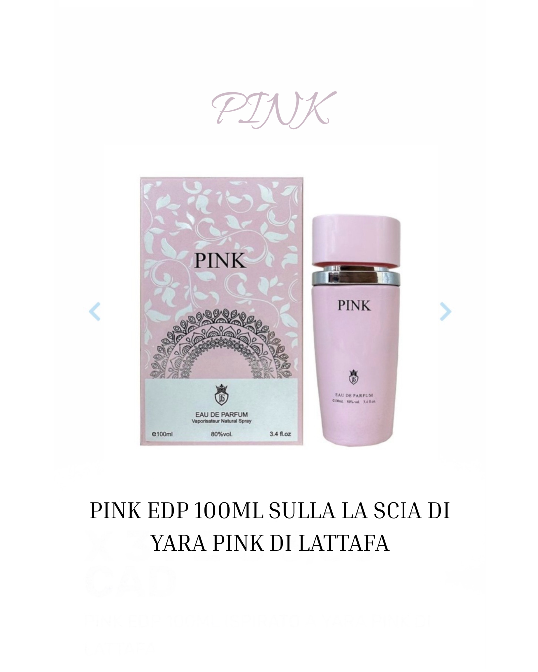 Pink Eau de Parfum 100ml