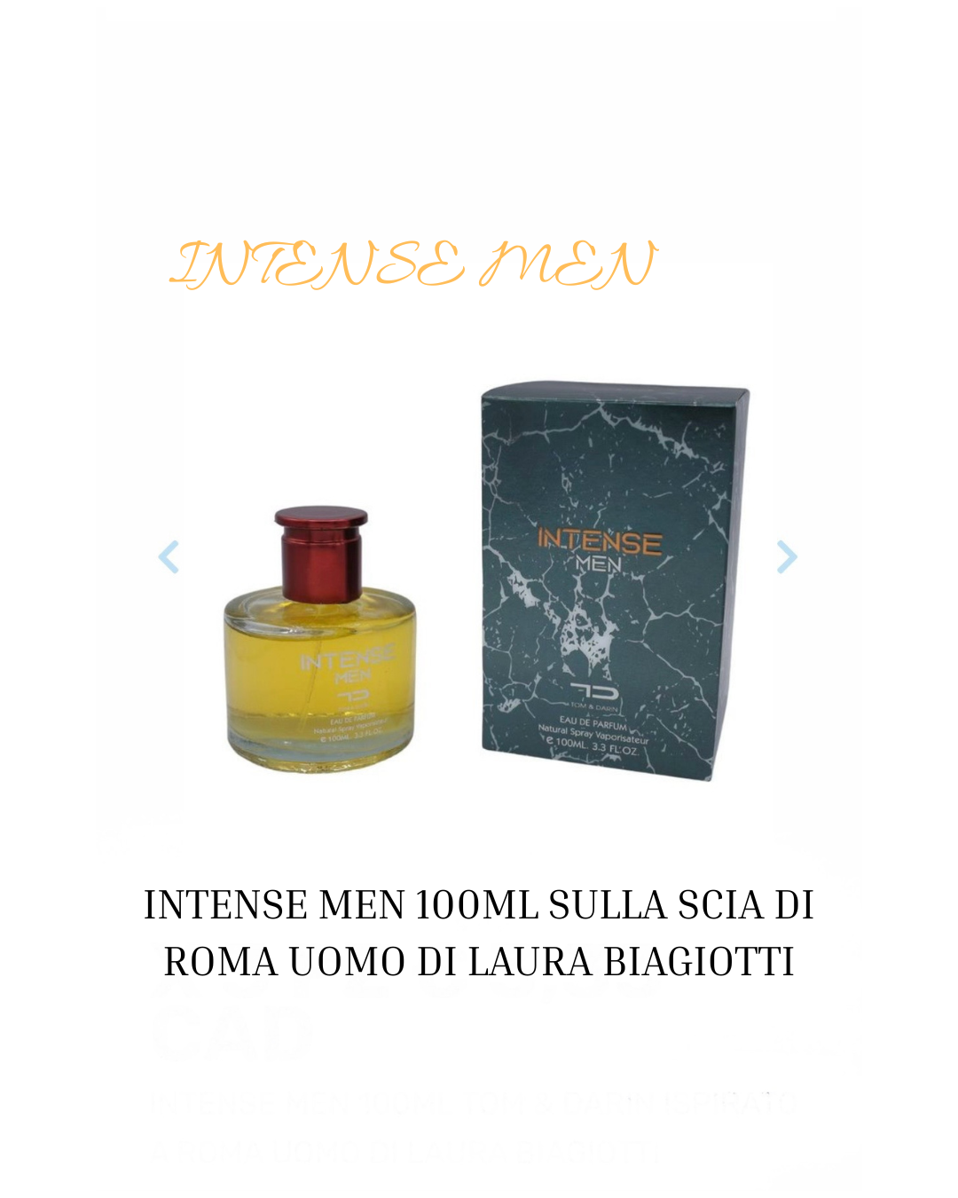 Intense Men Eau de Parfum 100 ml