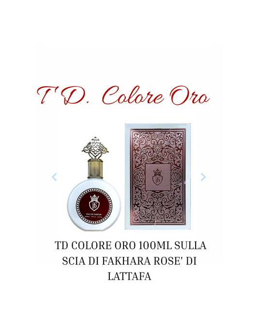 TD Colore Oro Rosa Eau de Parfum 100ml